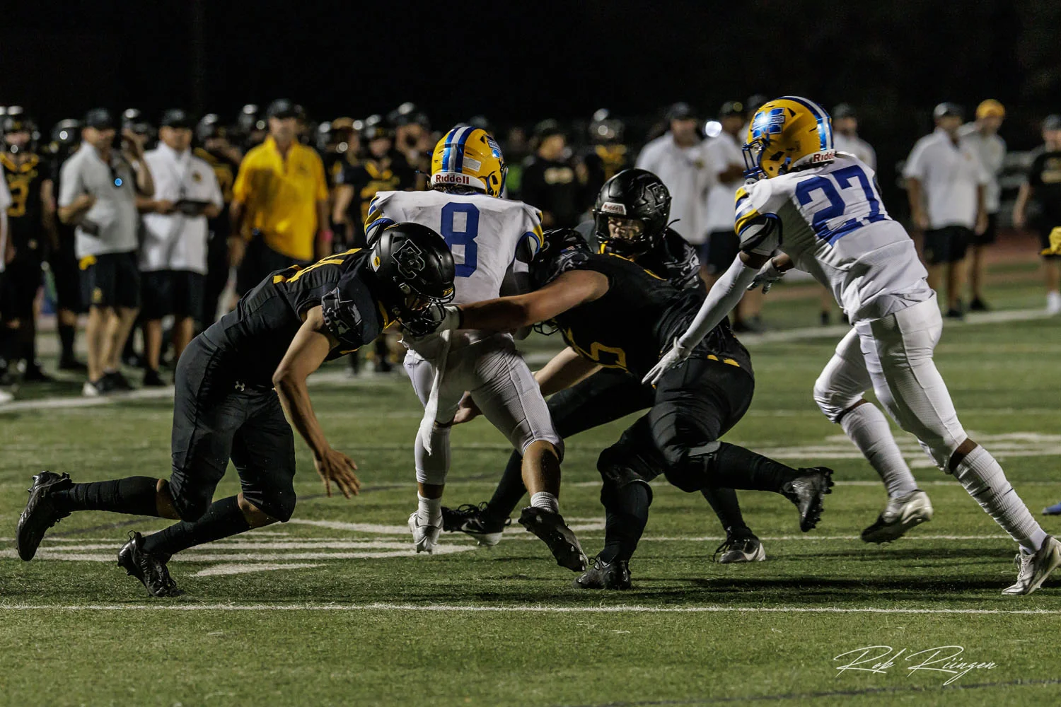 Gang tackle against Mira Mesa